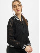 Urban Classics Teddy Ladies Lace College noir