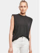 Urban Classics Top Ladies Modal Padded Shoulder black