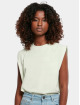 Urban Classics Top Ladies Organic Heavy Padded Shoulder khaki
