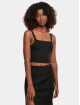 Urban Classics Top Ladies Cropped Knit schwarz