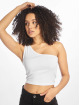 Urban Classics Tops Cropped Asymmetric bialy