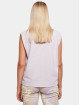 Urban Classics Topy/Tielka Ladies Organic Heavy Padded Shoulder fialová