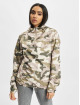 Urban Classics Transitional Jackets Ladies Camo Pull Over beige