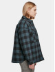 Urban Classics Transitional Jackets Ladies Flanell Padded blå