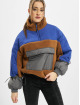 Urban Classics Transitional Jackets Ladies Sherpa 3-Tone Pull Over brun