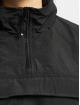 Urban Classics Transitional Jackets Cropped Crinkle Nylon Pull Over svart