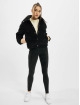Urban Classics Transitional Jackets Ladies Oversized Corduroy Sherpa svart
