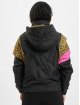 Urban Classics Transitional Jackets Ladies AOP Mixed Pull Over svart