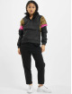 Urban Classics Transitional Jackets Ladies AOP Mixed Pull Over svart