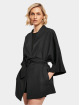 Urban Classics Transitional Jackets Viscose Twill Kimono svart