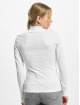 Urban Classics Tričká dlhý rukáv Ladies Cut-Out Turtleneck biela