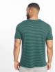 Urban Classics Tričká Yarn Dyed Baby Stripe zelená