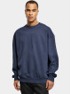 Urban Classics trui Heavy Terry Garment Dye Crew blauw