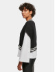 Urban Classics trui Ladies Cropped Knit College Slipover zwart