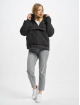 Urban Classics Übergangsjacke Ladies Oversized Diamond Quilted Pull Over schwarz