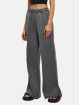Urban Classics Verryttelyhousut Ladies Heavy Terry Garment Dye Slit harmaa
