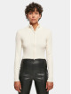 Urban Classics vest Ladies Cropped Rib Knit beige