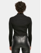 Urban Classics vest Ladies Cropped Rib Knit Zip zwart