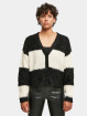 Urban Classics vest Ladies Short Oversized Feather zwart