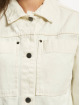 Urban Classics Veste Jean Ladies Short Boxy Worker blanc