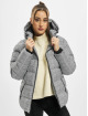 Urban Classics Veste matelassée Ladies AOP Glencheck blanc