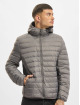 Urban Classics Veste mi-saison légère Basic Hooded Down gris