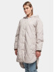 Urban Classics Veste mi-saison légère Ladies Oversized Diamond Quilted Hooded gris