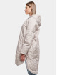 Urban Classics Veste mi-saison légère Ladies Oversized Diamond Quilted Hooded gris