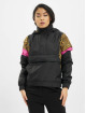 Urban Classics Veste mi-saison légère Ladies AOP Mixed Pull Over noir