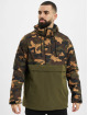 Urban Classics Veste mi-saison légère Camo Mix Pull Over olive