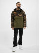 Urban Classics Veste mi-saison légère Camo Mix Pull Over olive