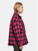 Urban Classics Veste mi-saison légère Ladies Flanell Padded pourpre