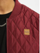 Urban Classics Veste mi-saison légère Diamond Quilt Nylon rouge