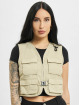 Urban Classics Veste sans manche Ladies Short Tactical beige