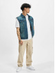 Urban Classics Veste sans manche Denim Vest bleu