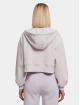 Urban Classics Vetoketjuhupparit Ladies Short Oversized purpuranpunainen