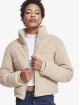 Urban Classics Winter Jacket Ladies Boxy Sherpa beige