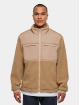 Urban Classics Winter Jacket Patched Sherpa beige