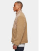 Urban Classics Winter Jacket Patched Sherpa beige