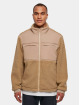 Urban Classics Winter Jacket Patched Sherpa beige