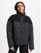 Urban Classics Winter Jacket Ladies Oversized Diamond Quilt black