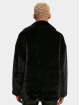Urban Classics Winter Jacket Ladies Lapel Teddy black