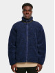 Urban Classics Winter Jacket Aop Sherpa blue