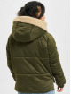Urban Classics Winter Jacket Sherpa olive