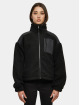 Urban Classics winterjas Sherpa Mix zwart