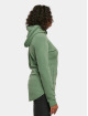 Urban Classics Zip Hoodie Ladies Polar Fleece green