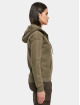 Urban Classics Zip Hoodie Ladies Classic olive