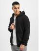 Urban Classics Zip Hoodie Farbic Mix Zip svart