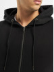 Urban Classics Zip Hoodie Farbic Mix Zip svart