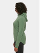 Urban Classics Zip Hoodie Ladies Polar Fleece zelená